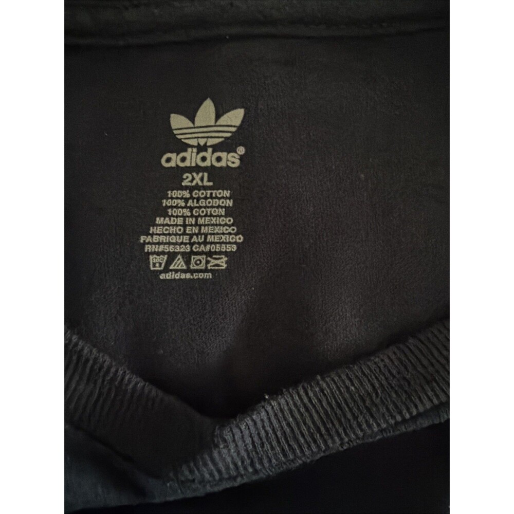 Adidas Originals Y2K Neon Trefoil Blue T-Shirt Men's Size 2XL 100% Cotton - Picture 4 of 4